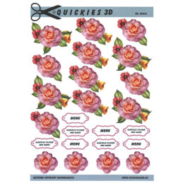204161 Quickies 3D blomster