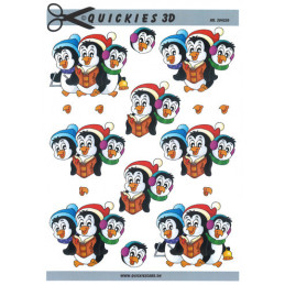 204230 Quickies 3D Pingviner
