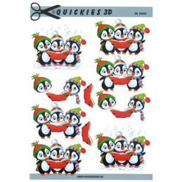 204231 Quickies 3D Pingviner