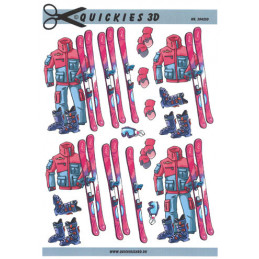 204250 Quickies 3D Ski tøj
