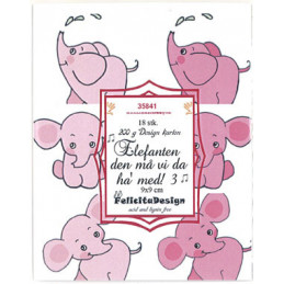35841 Elefanten 9 x 9 cm